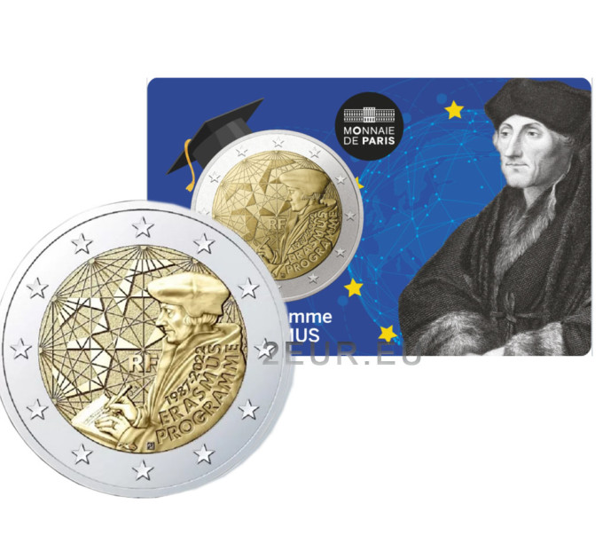 France 2 euros BU 2022 - 35 ans du programme Erasmus