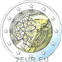 Estonie 2 euros UNC 2022 - 35 ans d'Erasmus