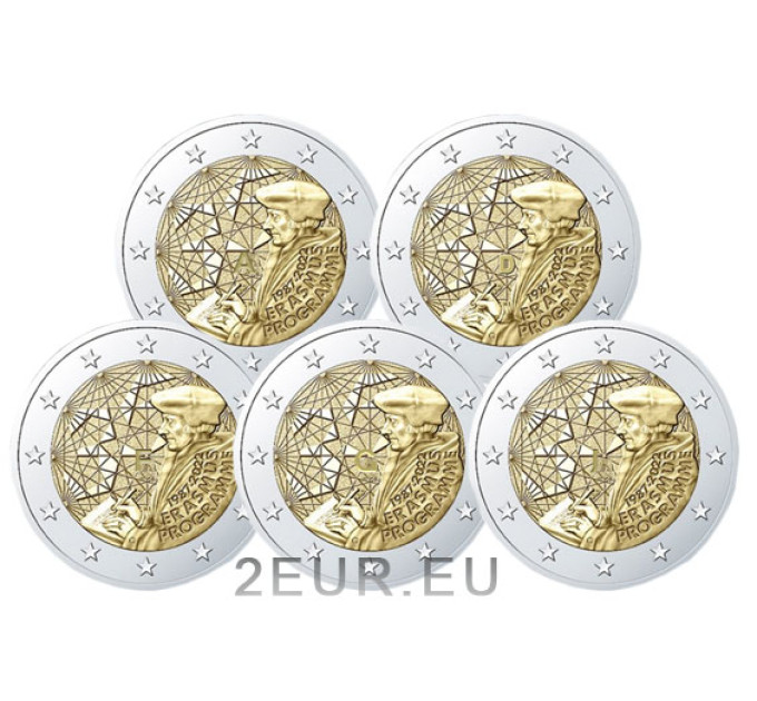 Allemagne 2 euros UNC 2022 - 35 ans d'Erasmus - ADFGJ