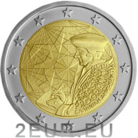 Grèce 2 euros UNC 2022 - 35 ans de l'Erasmus
