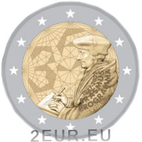Lettonie 2 euros UNC 2022 - 35 Ans de l'Erasmus