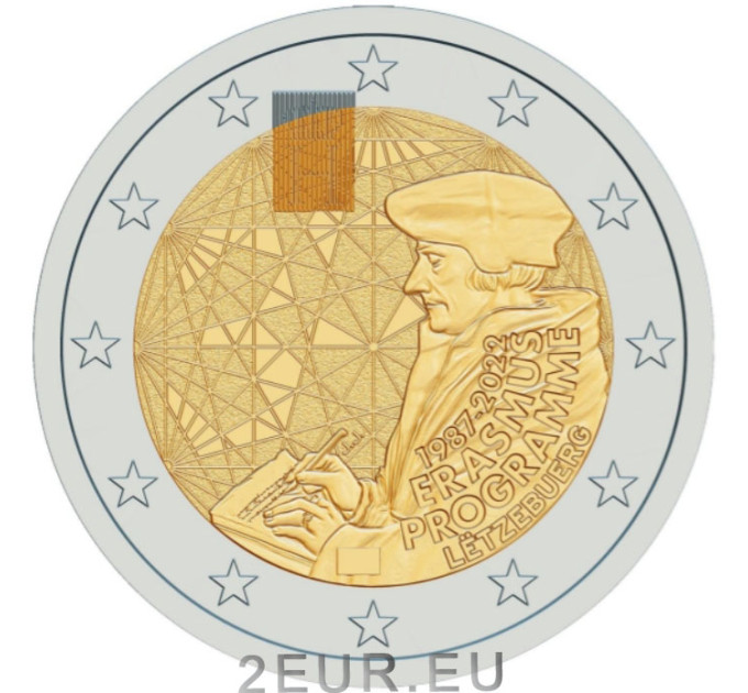 Luxembourg 2 euros UNC 2022 - 35 ans de l'Erasmus