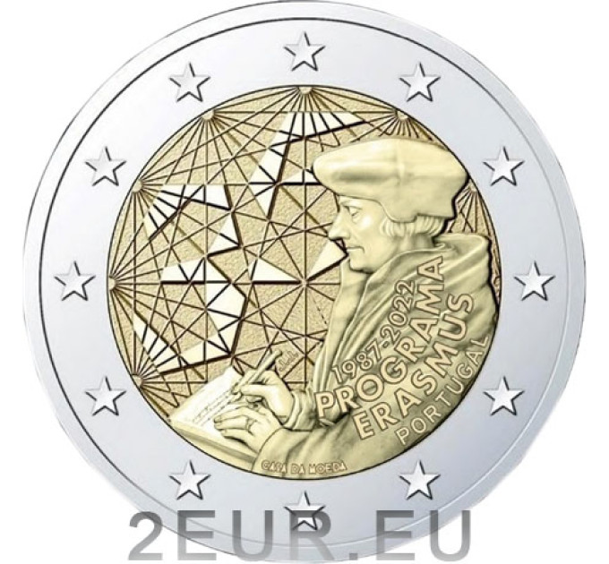 Portugal 2 euros UNC 2022 - 35 ans de l'Erasmus