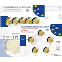 Allemagne 2 euros BE 2022 - 35 ans d'Erasmus