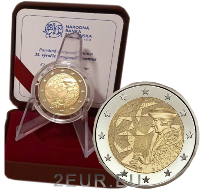 Slovaquie 2 Euro BE 2022 - 35 Ans de l'Erasmus  