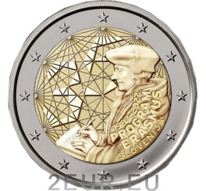 Slovénie 2 euros UNC 2022 - 35 ans d'Erasmus
