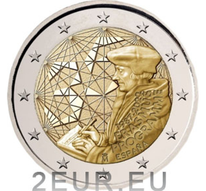 Espagne 2 euros UNC 2022 - 35 ans de l'Erasmus