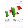 Italie 2 euros Coincard 2011 - 150e anniversaire de l'unification italienne