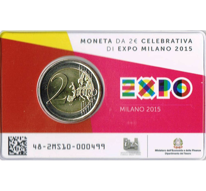 Italie 2 euros BU 2015 - Expo Milan