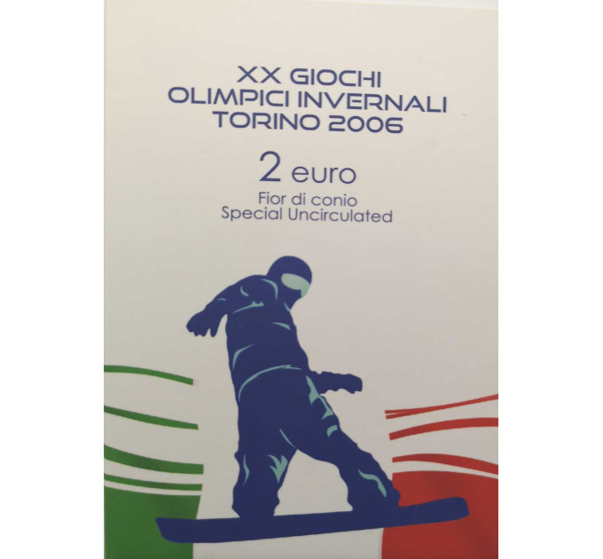 Italie 2 euros BU 2006 - Jeux Olympiques d'hiver de Turin