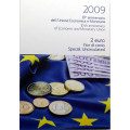 Italie 2 euros BU 2009 - 10e Anniversaire UEM
