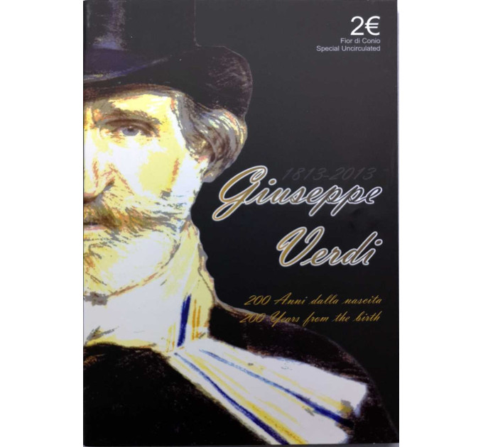 Italie 2 euros BU 2013 - 200e anniversaire de la naissance de Giuseppe Verdi