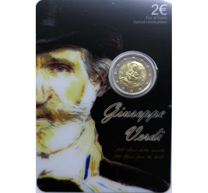Italie 2 euros BU 2013 - 200e anniversaire de la naissance de Giuseppe Verdi