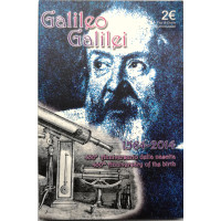 Italie 2 euros BU 2014 - 450e anniversaire de la naissance de Galileo Galilei