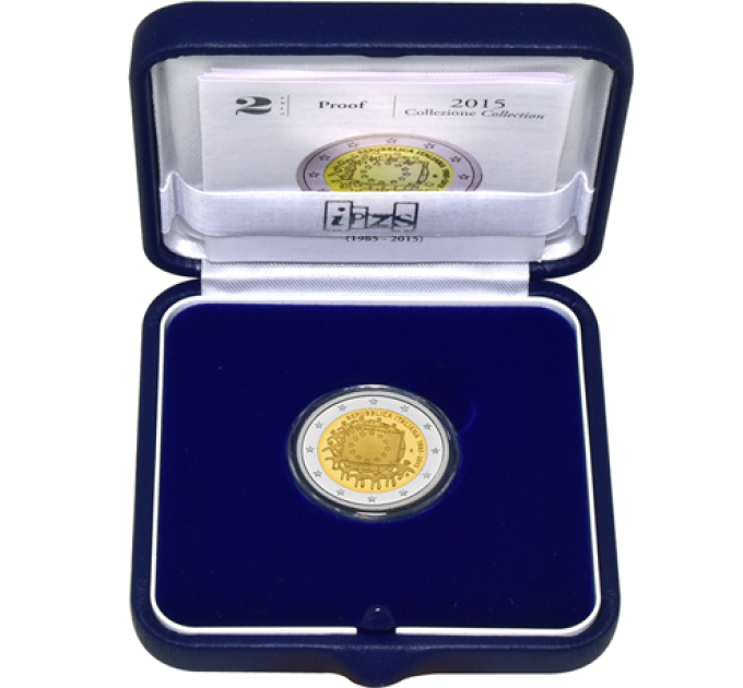 Italie 2 euro BE 2015 - Le 30e anniversaire du drapeau de l'UE