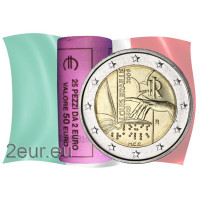 Italie 2 euros UNC rouleau 2009 - 200e anniversaire de la naissance de Louis Braille