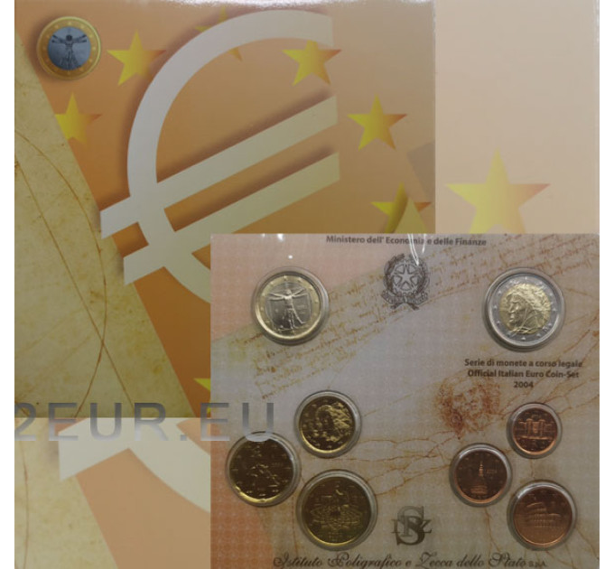 Italie Coffret euro BU 2004