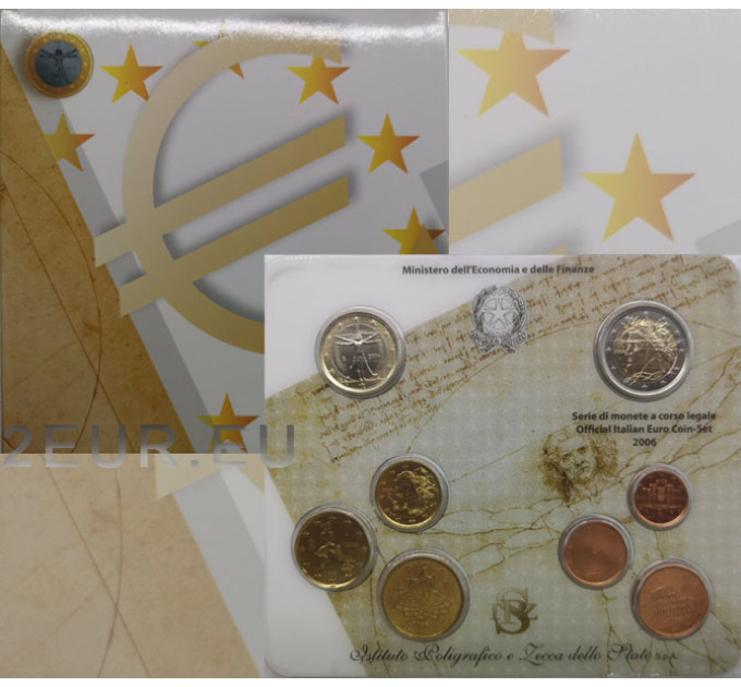 Italie 2006 - Coffret euro BU