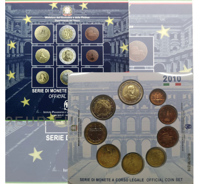 Italie 2010 - Coffret euro BU