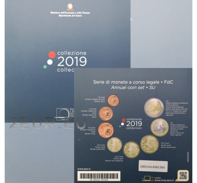 Italie Coffret euro BU 2019
