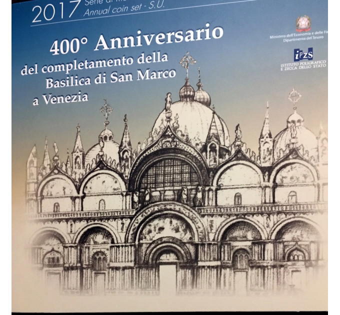 Italie 2017 - Coffret euro BU - La Basilique Saint-Marc à Venise
