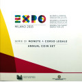 Italie 2015 - Coffret euro BU - "Expo Milan"