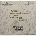 Italie 2020 - Coffret euro BU + argent - "Année de la santé des plantes" 