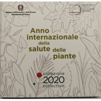 Italie 2020 - Coffret euro BU + argent - "Année de la santé des plantes" 