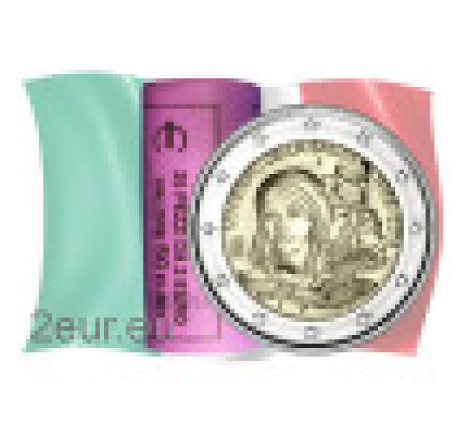 Italie 2 euros UNC rouleau 2018 - Ministère de la Santé