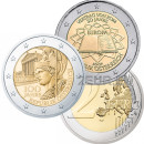 2 EURO UNC PIÈCES