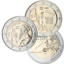 2 EURO UNC PIÈCES