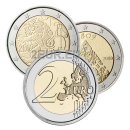 2 EURO UNC PIÈCES