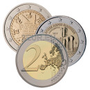2 EURO UNC PIÈCES