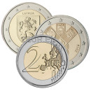 2 EURO UNC PIÈCES