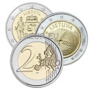 2 EURO UNC PIÈCES