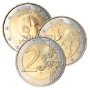 2 EURO UNC PIÈCES