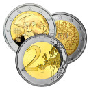2 EURO UNC PIÈCES